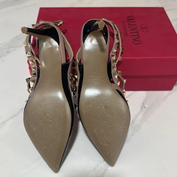 Inspired spike heels with red box - Picture 2 of 3